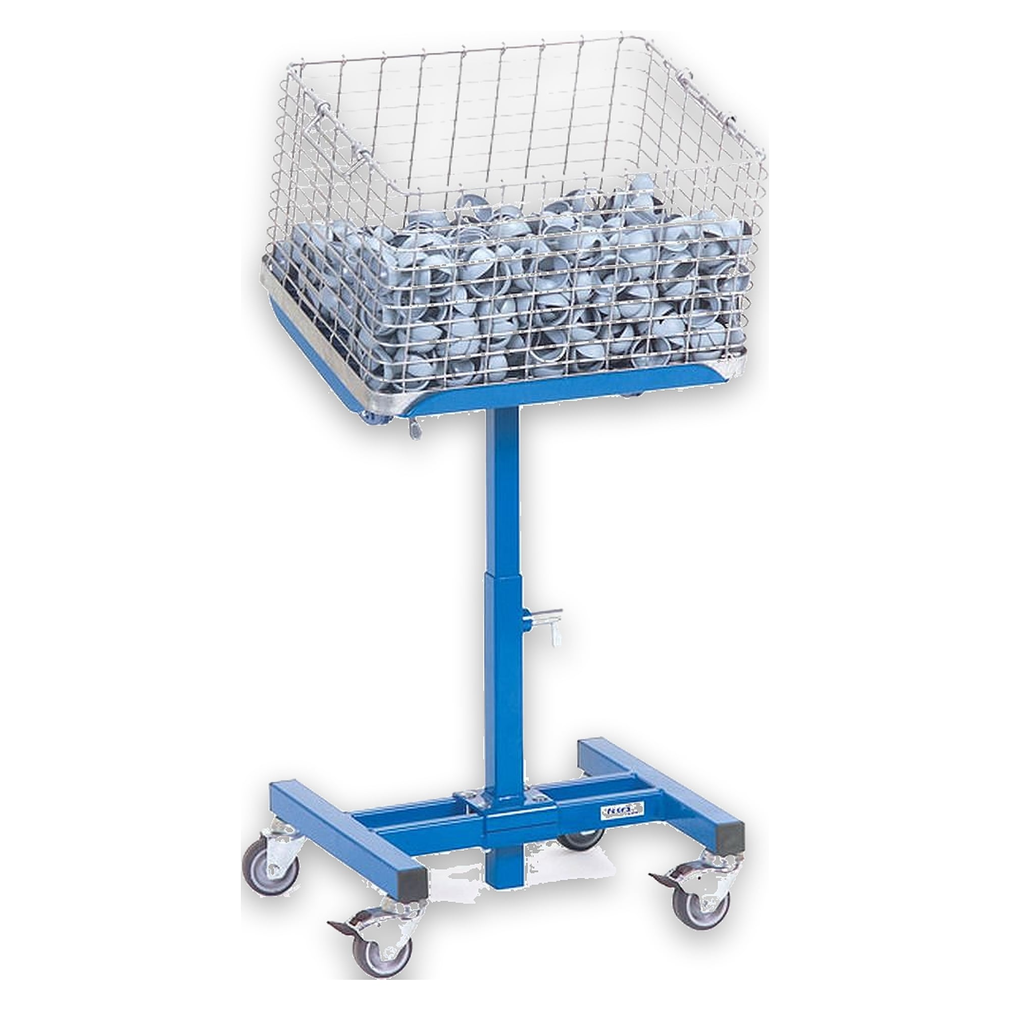 Materialständer mit geneigten Etagen 150 kg, 510 x 410 mm - Fetra 3280