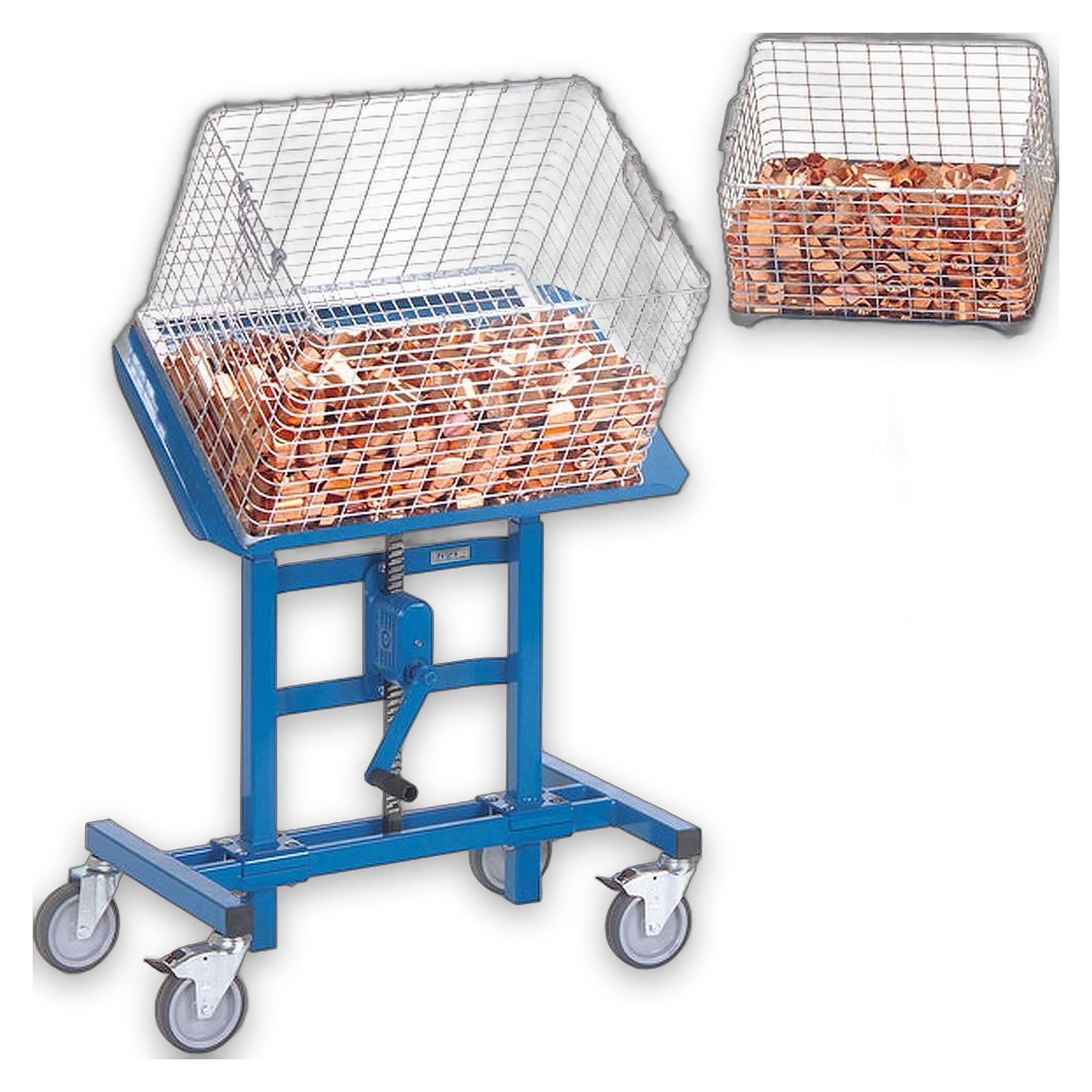 Heavy-Duty Material Stand 250 kg, Load Area 750 x 450 mm - Fetra 3285