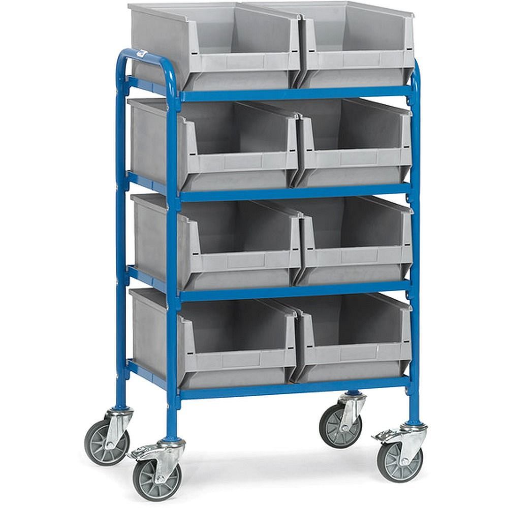 Fetra Beistellwagen 32931 - mit Kästen, Ladefläche 630x470 mm