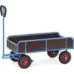 Fetra 4122V. Hand carts. 400 kg, 2 axles with 4 sides 250 mm, with automatic breaking system
