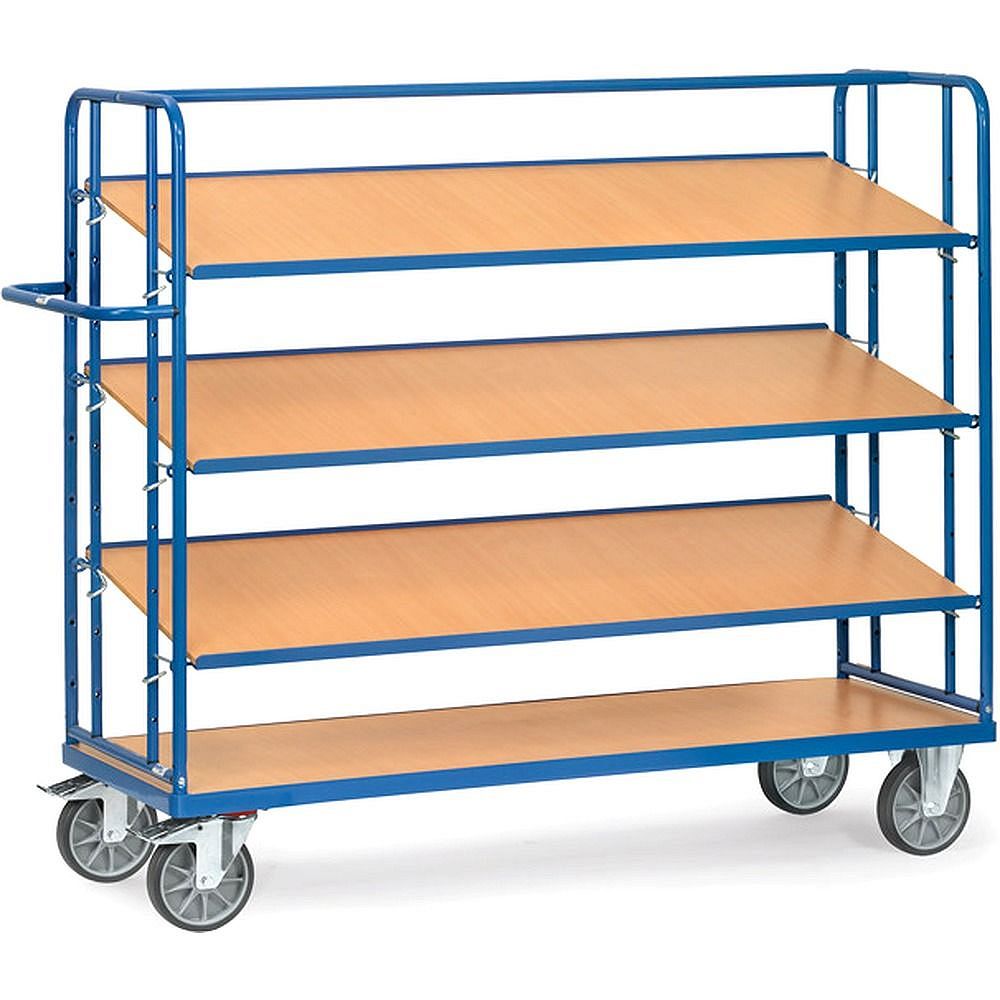 Fetra Etagenwagen 4255 mit 4 Böden, Ladefläche 1.250x610 mm