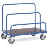 Fetra 4463-1. Trolleys for sheet material. up to 1200 kg, 7 positions for insertable tubular supports