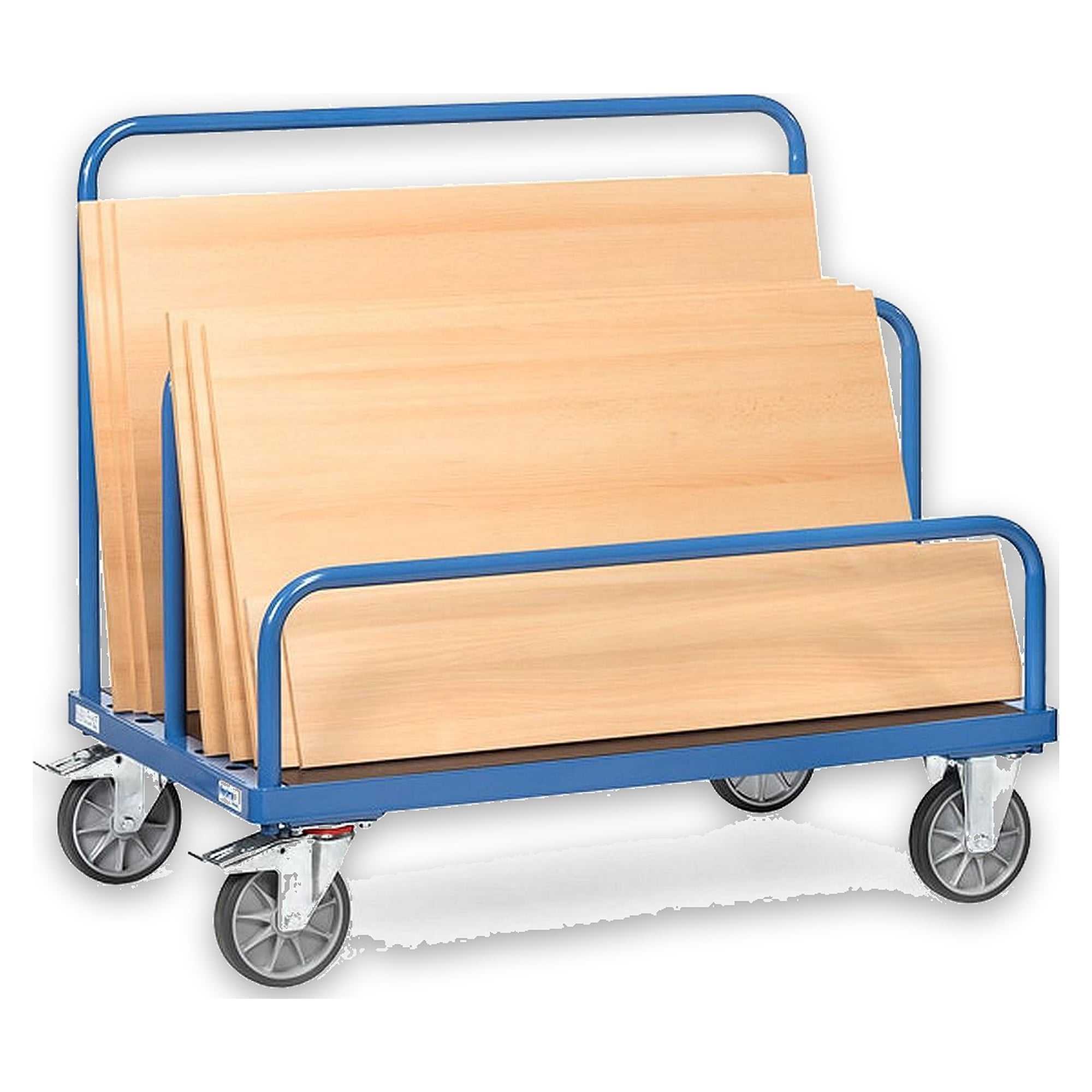 Plattenwagen 750 kg, Ladefläche 1600 x 800 mm, ohne Bügel - Fetra 4465