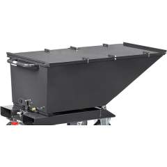 Fetra 47D1/7016. Cover for sheet metal dump trucks. Foldable cover, can be opened on 2 sides, anthracite