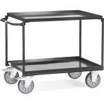 Fetra 4820/7016. Table top carts with trays Grey Edition. 400 kg, with 2 steel plate trays