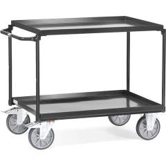 Fetra 4822/7016. Table top carts with trays Grey Edition. 400 kg, with 2 steel plate trays