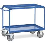 Fetra 4822. Table top carts with trays. 400 kg, with 2 steel plate trays