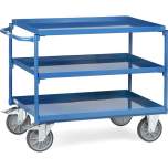 Fetra 4830. Table top carts with trays. 400 kg, with 3 steel plate trays