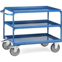 Fetra 4832. Table top carts with trays. 400 kg, with 3 steel plate trays
