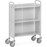 Fetra 4871. Office trolleys. 150 kg, with 3 shelves, 1 back wall