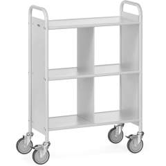 Fetra 4872. Office trolleys. 150 kg, with 3 shelves, 1 sepa Rating plate