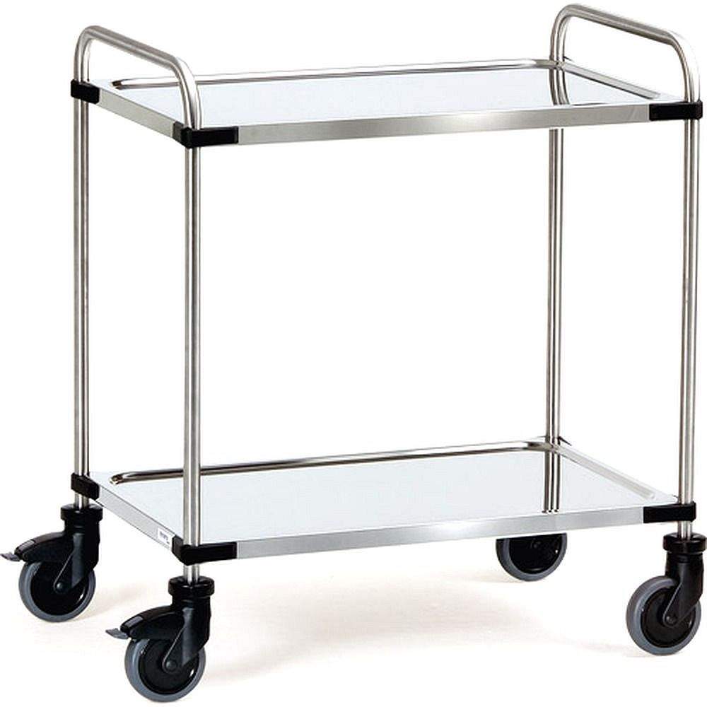 Fetra Edelstahlwagen 5001, Ladefläche 800x500 mm