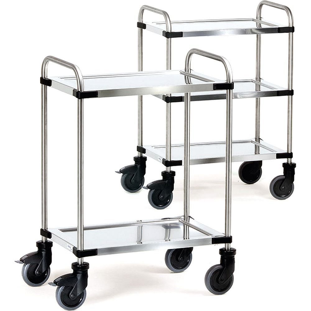 Fetra Edelstahlwagen 5036, Ladefläche 630x400 mm
