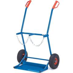 Fetra 51007. Steel bottle trolley. 100 kg, height 1100 mm, width 760 mm