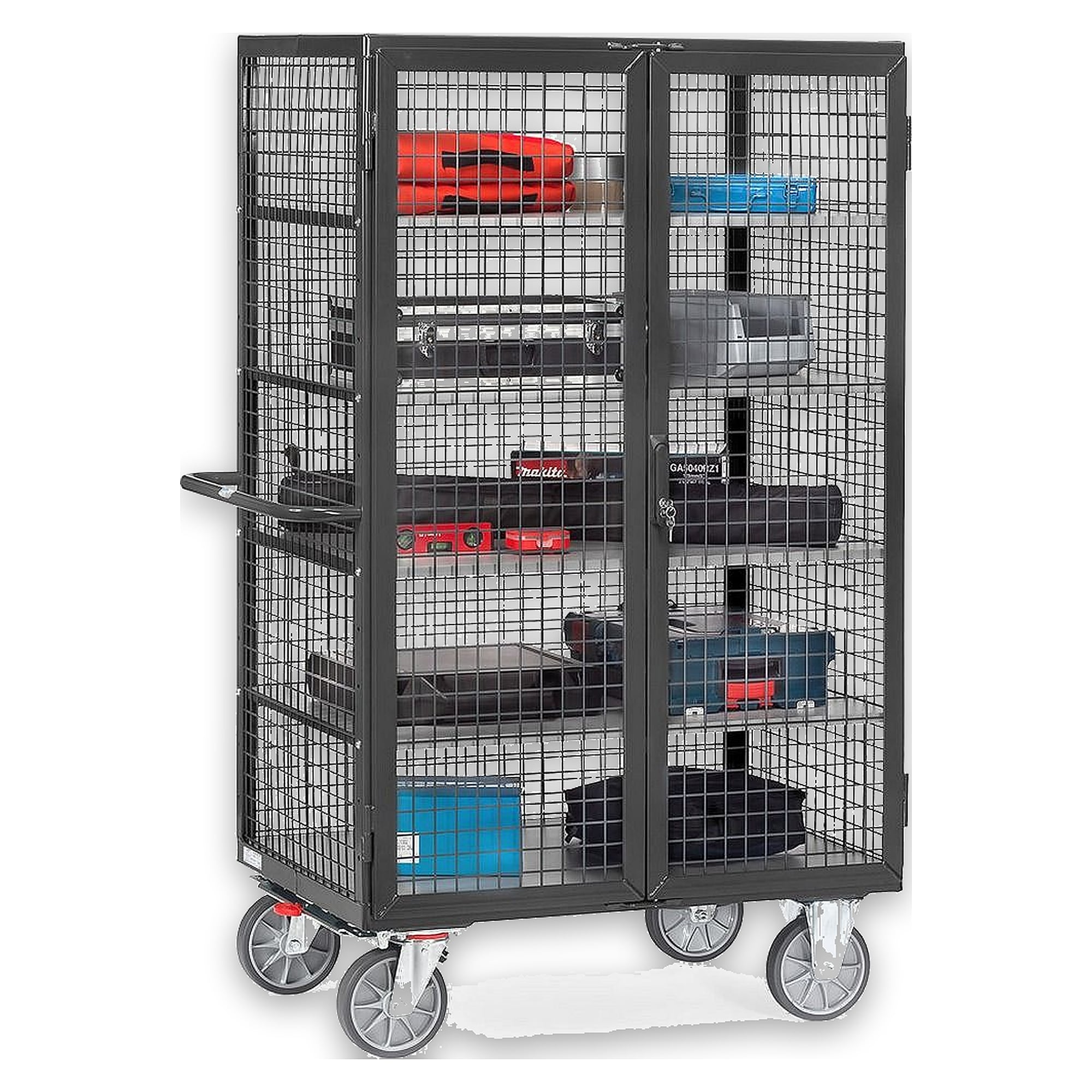 Kastenwagen mit Gitterwänden 750 kg, 1200 x 780 mm - Fetra 5393-7016