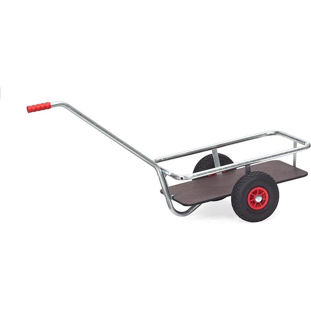 Fetra Handwagen 6091V - Vollgummiräder, mit wasserfestem Sperrholzboden