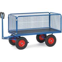 Fetra 6433L. Hand trucks. Upto 1250 kg, with ends and sides made of wire  lattice, 600 mm high