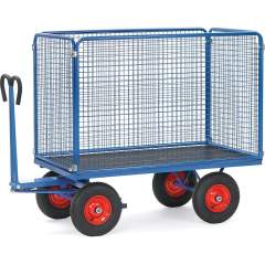 Fetra 6443V. Hand trucks. Upto 1250 kg, with ends and sides made of wire  lattice, 1000 mm high