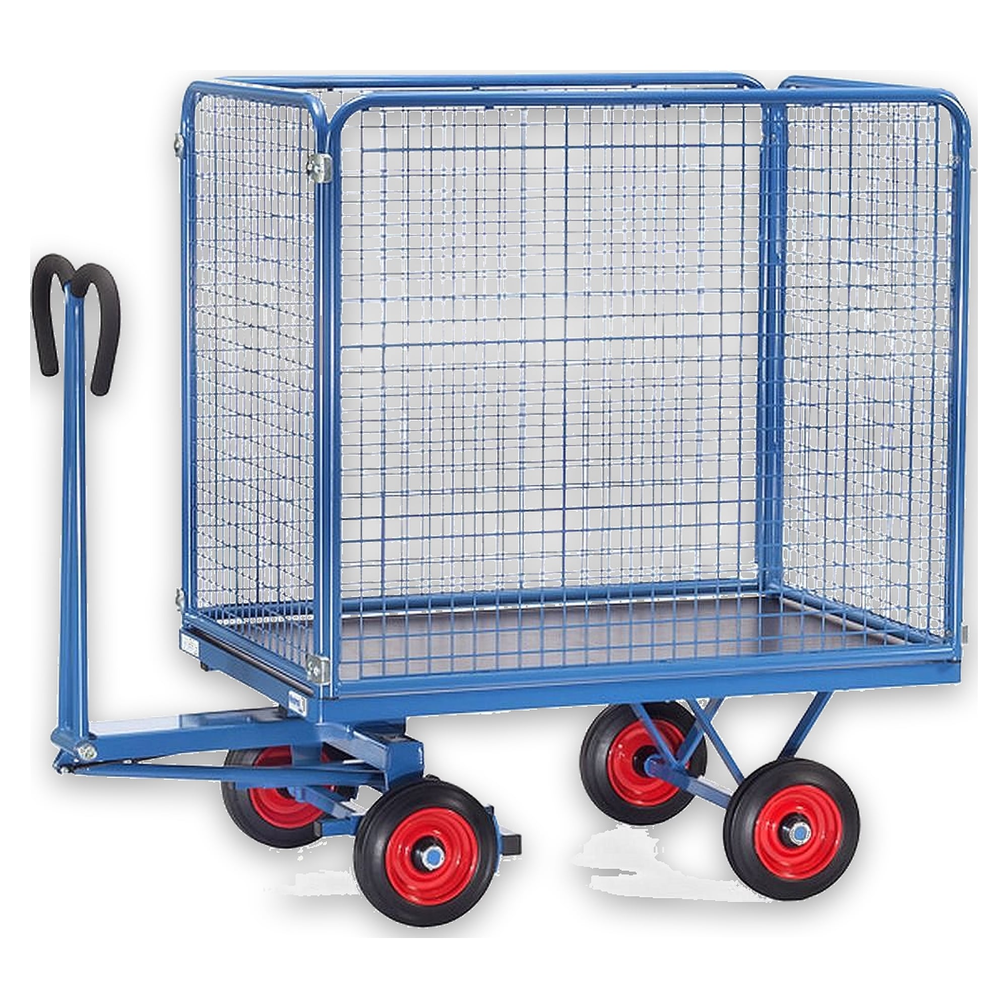 Mesh-wall platform truck 1135x795 mm, 750 kg capacity - Fetra 6443V