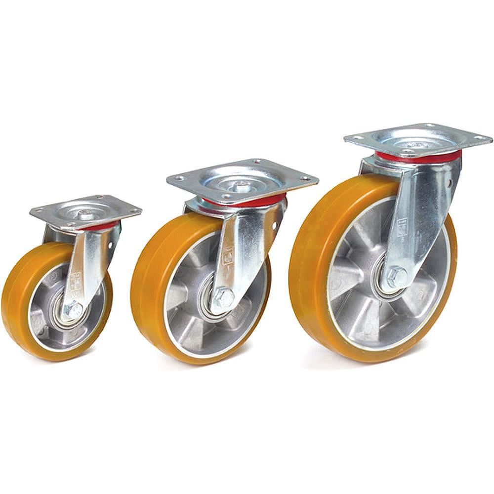 Fetra Lenkrolle 160 x 50 mm, mit Polyurethan-Bereifung