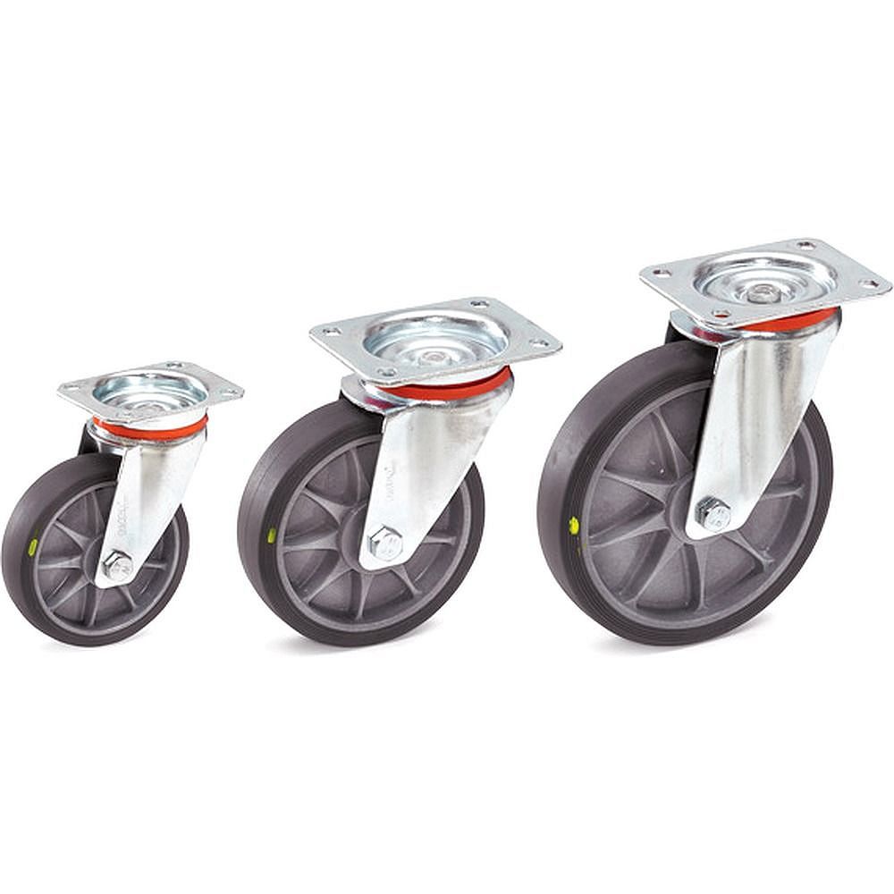 Fetra Lenkrolle 160 x 40 mm, TPE-Bereifung elektrisch leitfähig