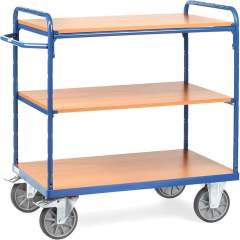 Fetra 8100. Shelved trolley with shelves. up to 600 kg, 3 shelves