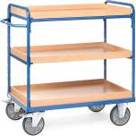 Fetra 8121. Shelved trolley with boxes. up to 600 kg, 3 boxes