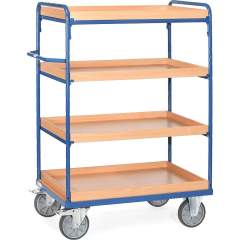 Fetra 8223. Shelved trolley with boxes. up to 600 kg, 4 boxes