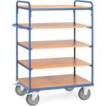 Fetra 8242. Shelved trolley with shelves. up to 600 kg, 5 shelves