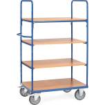 Fetra 8301. Shelved trolley with shelves. 600 kg, 4 shelves