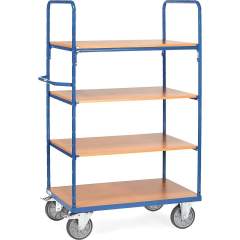 Fetra 8302. Shelved trolley with shelves. 600 kg, 4 shelves