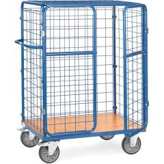 Fetra 8482-3D. Parcel carts with double wing doors and roof. 600 kg, with double wing doors and roof, height 1552 mm