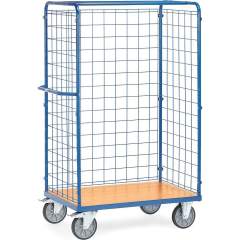 Fetra 8581-1. Parcel carts with double wing doors. 600 kg, ends and sides made of wire  lattice, height 1800 mm