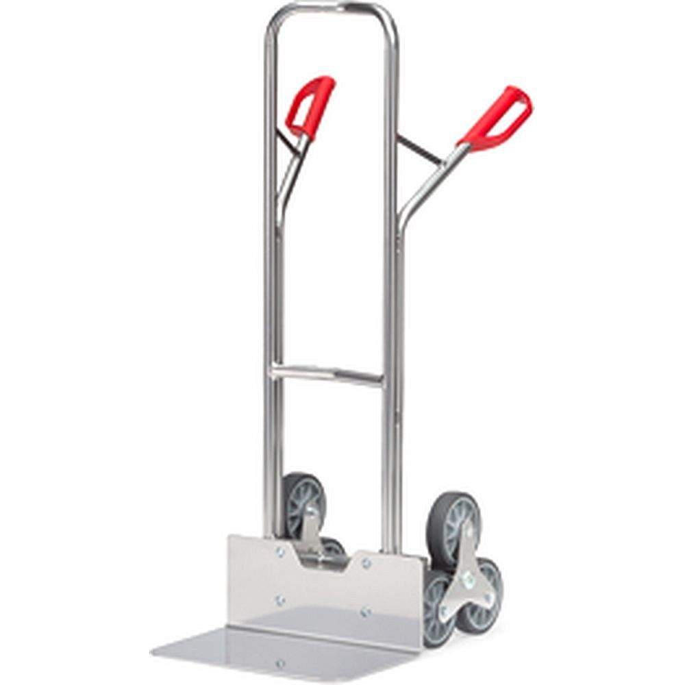 Fetra Alu-Treppenkarre AK1326, 3-Rad-Stern, je 3 TPE-Räder 160x40 mm