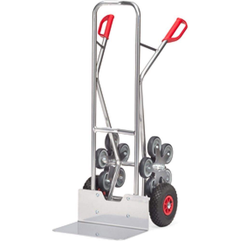 Fetra Alu-Treppenkarre AK1328, Luftrad 260x85 und Radstern