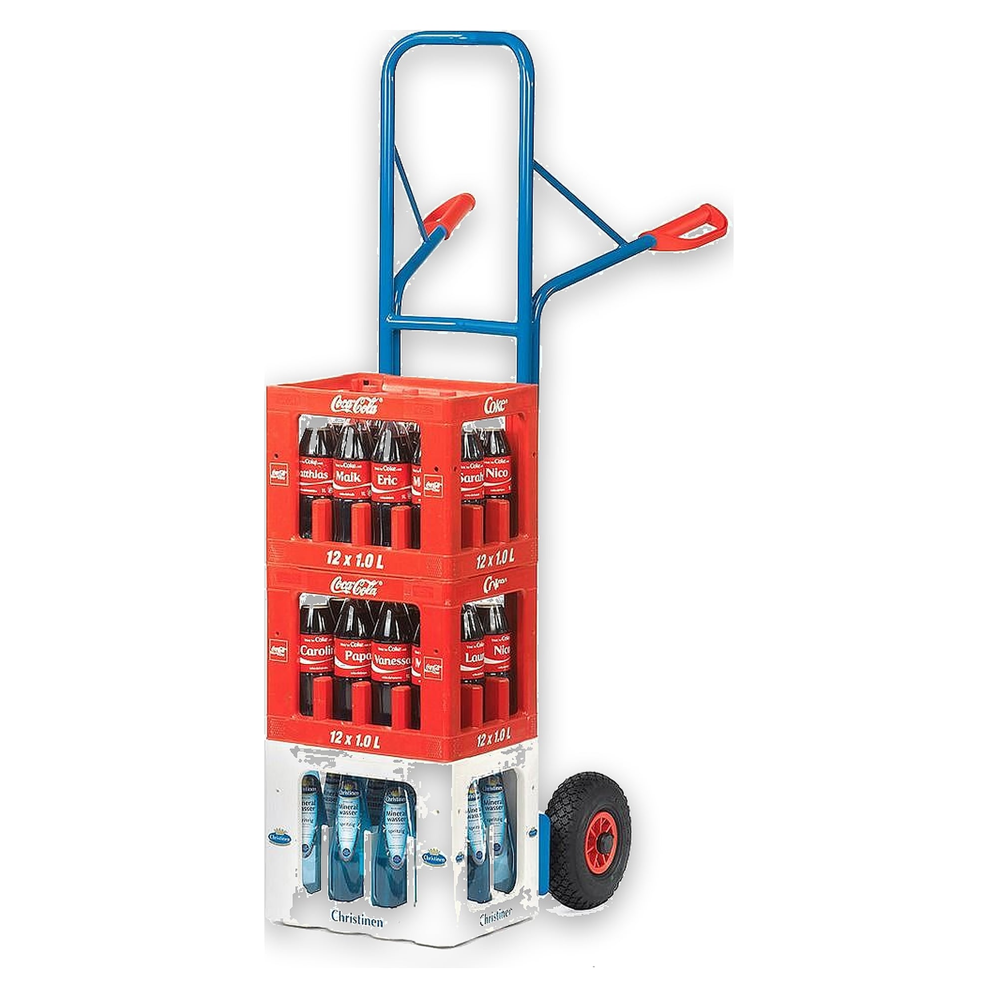 Stacking Truck 320 mm Shovel 300 kg, solid rubber wheels 260 x 56 mm - Fetra B1327V