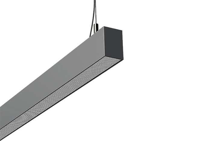 Glamox FXX589323. Innenraumleuchten FX45-P1519 0/100 AL 3000 HF 840 C2.5 MP/PC