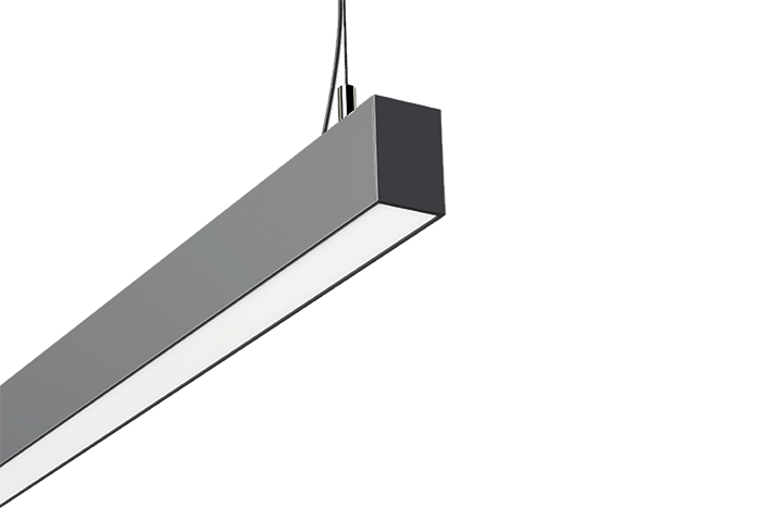 Glamox FXX589316. Innenraumleuchten FX45-P1015 0/100 AL 2000 HF 840 C2.5 OP/PC