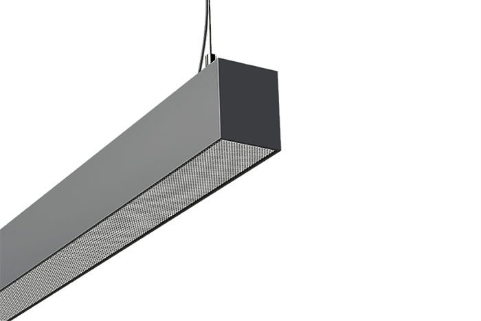 Glamox FXX589248. Innenraumleuchten FX65-P1519 0/100 AL 4500 HF 840 C2.5 MP/PC