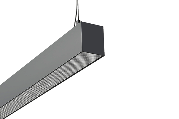 Glamox FXX589304. Innenraumleuchten FX65-P1519 30/70 AL 6400 DALI 840 C2.5 MP/PC