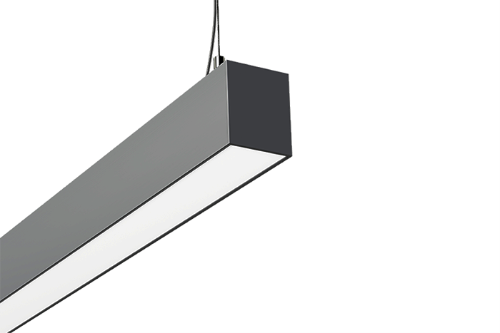 Glamox FXX589260. Innenraumleuchten FX65-P2023 0/100 AL 6000 DALI 840 C2.5 OP/PC