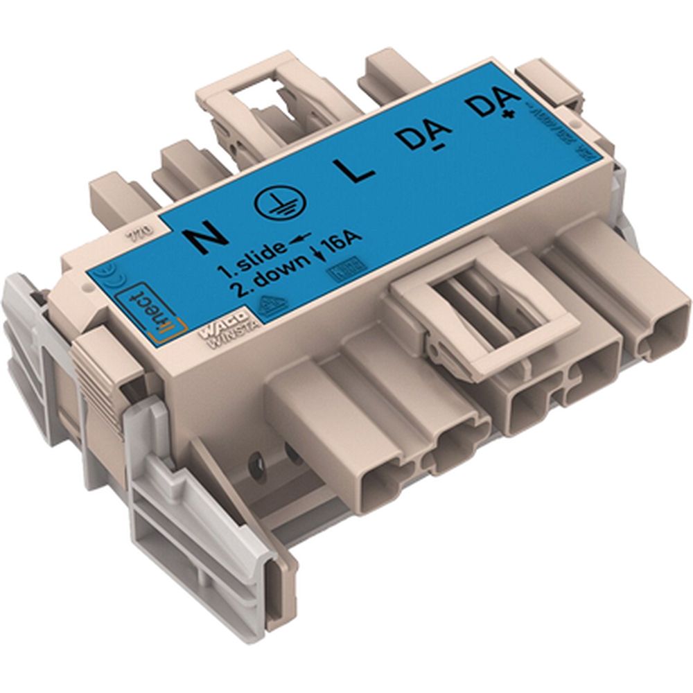 Glamox 15407105. QC Linect T WINSTA 5P weiß/blau