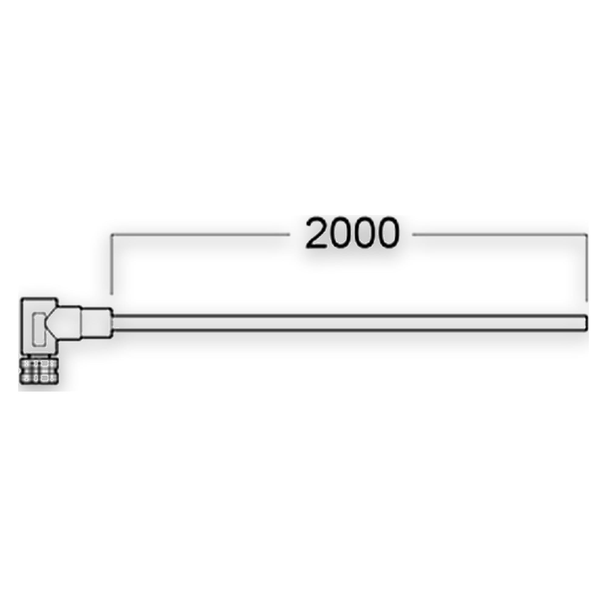 Glamox O65 SUPPLY CABLE 2000MM