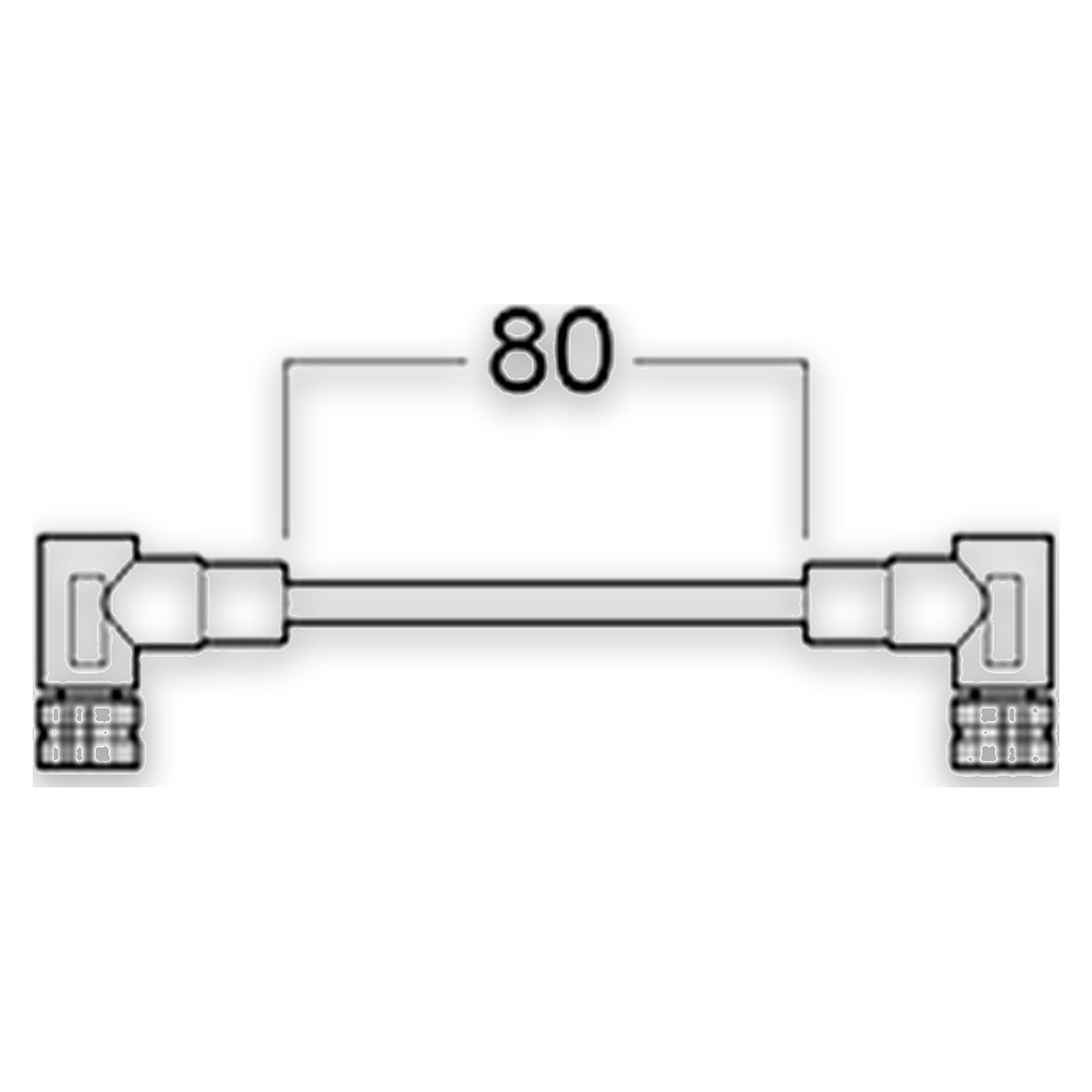 Glamox O65 SUPPLY CABLE 80MM 2-CONN