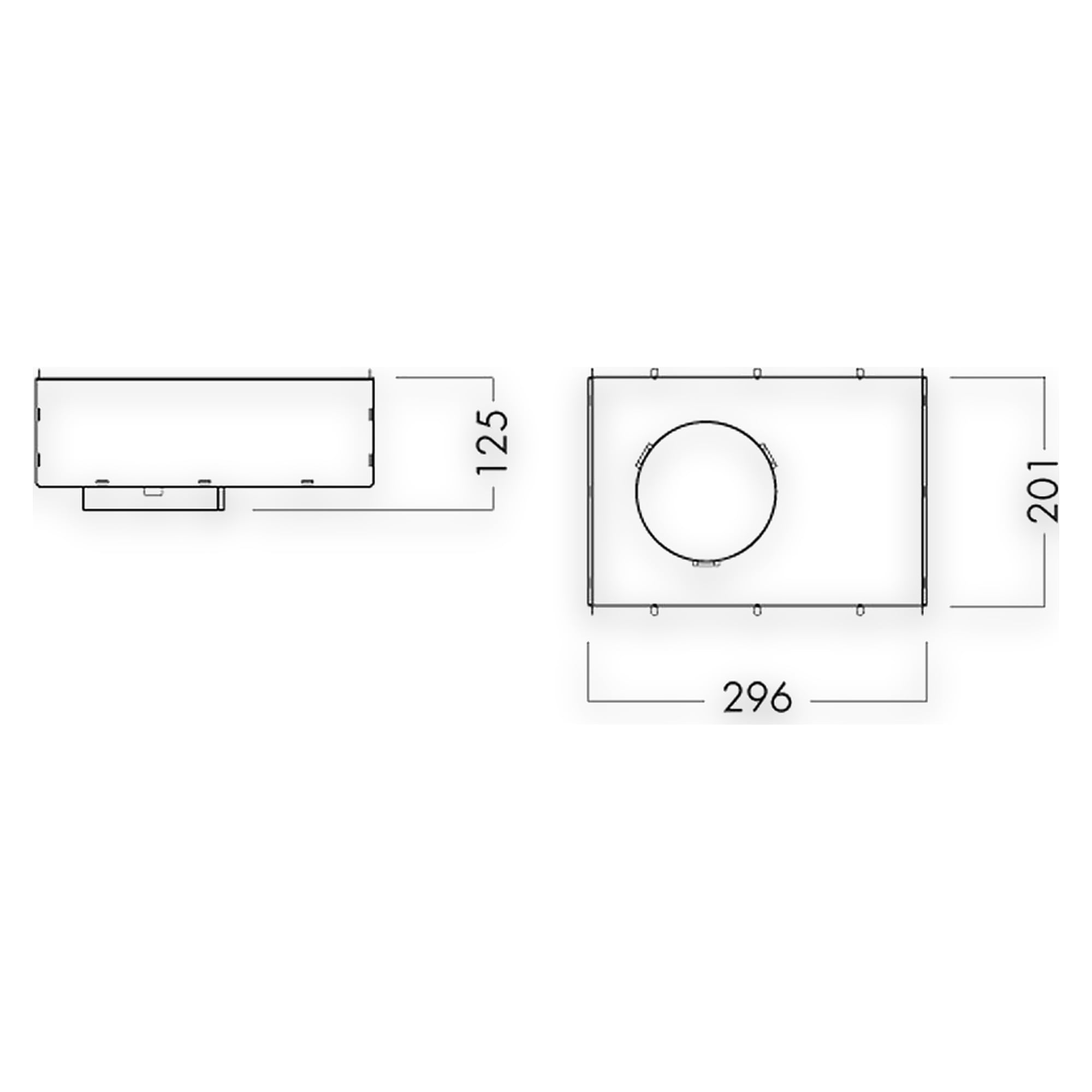 Glamox O67-R135 CONCRETE BOX 197