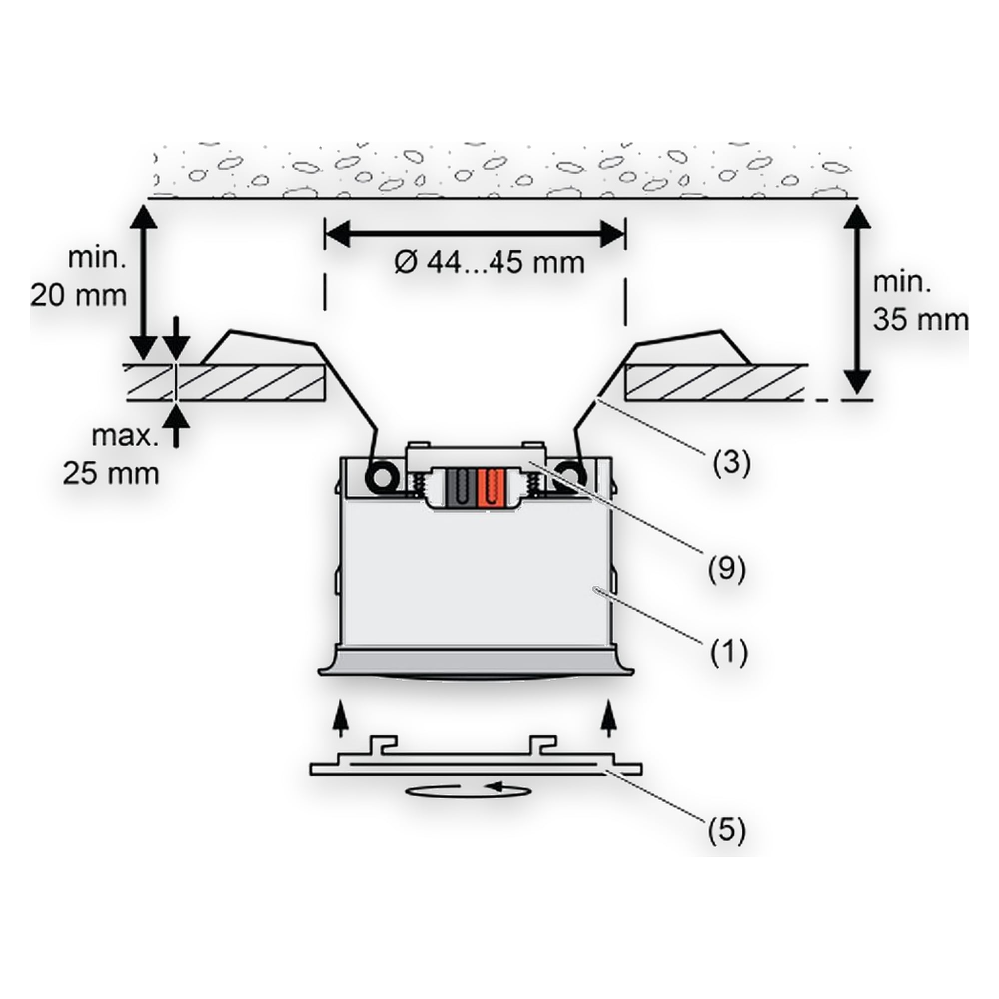 Glamox LMS KNX CLS SENSOR MINI EB