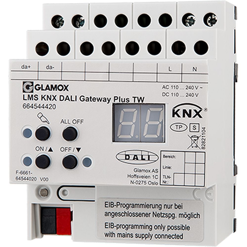 Glamox 664100423. Glamox KNX LMS KNX PUSH BUTTON INTERFACE 4-FOLD