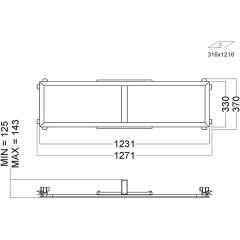 Glamox 815403304. Board 300X1200