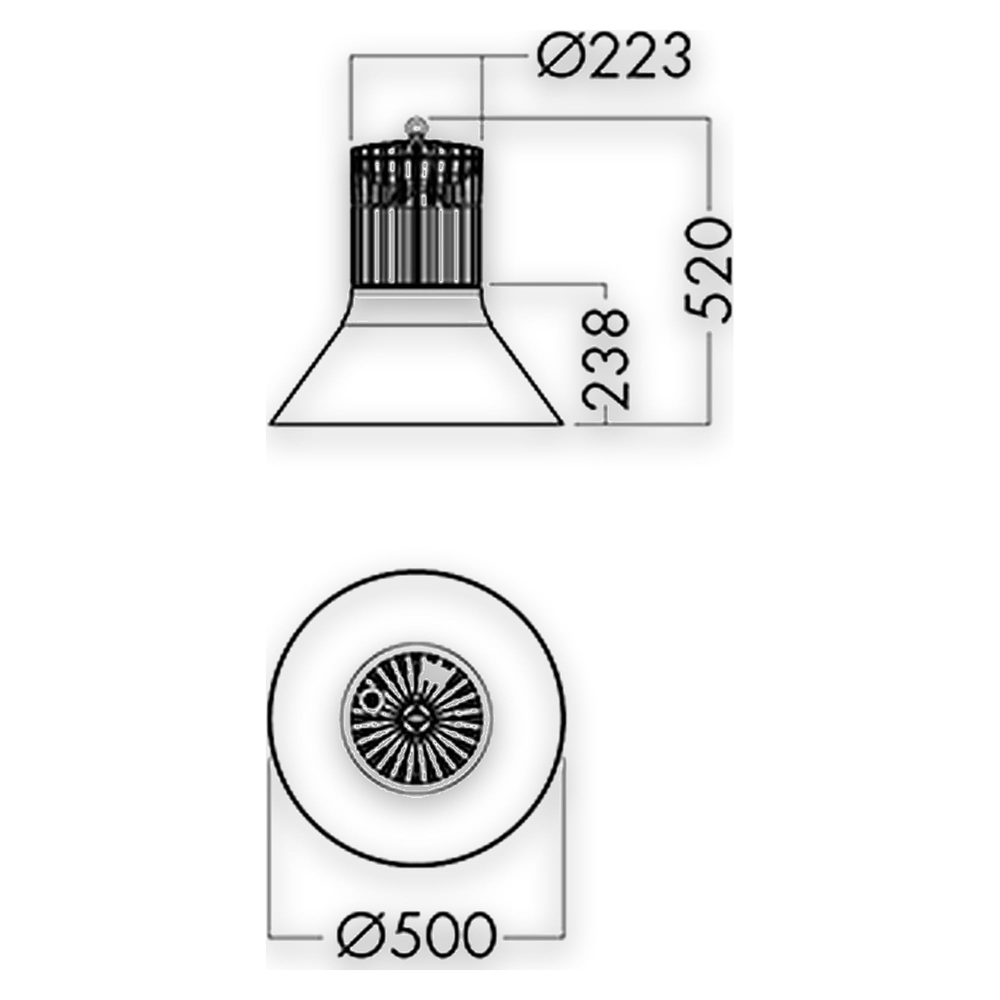 Glamox A90-P2 REFLECTOR OP
