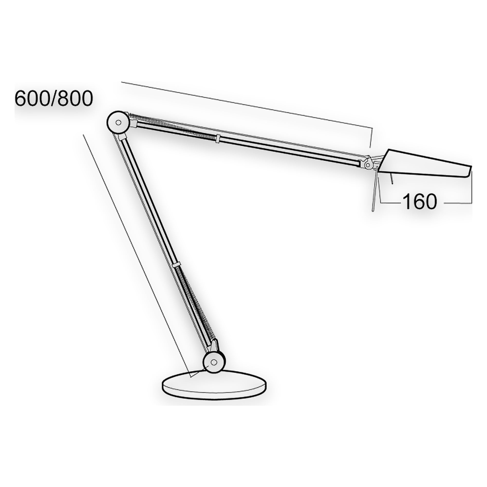 Glamox Air Arbeitsplatzleuchte, 501 lm, 3000 K (Ra 90)